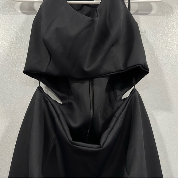 Mother of All Clio Cutout Sheath Dress Black Medium M - Picture 3 of 9